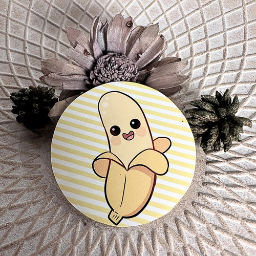 Stickers rayures banane - -,