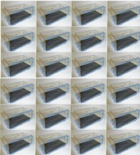 24 Boites Vitrine + Socle pour Miniatures 1/43 Hauteur 6 cm Neuf!