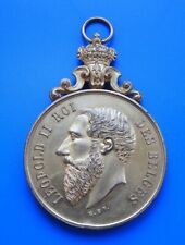#6136# BELGIUM/ MEDAL COMMUNAL FESTIVAL OF FLOBECQ/ LEOPOLD II KING OF THE BELGIANS