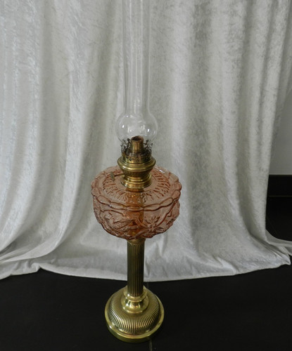 Ancienne lampe pétrole en - lampe,
