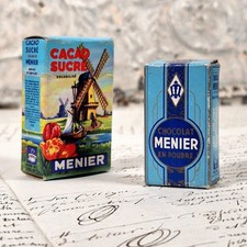 Mini boîtes publicitaires « Chocolat et cacao Menier »