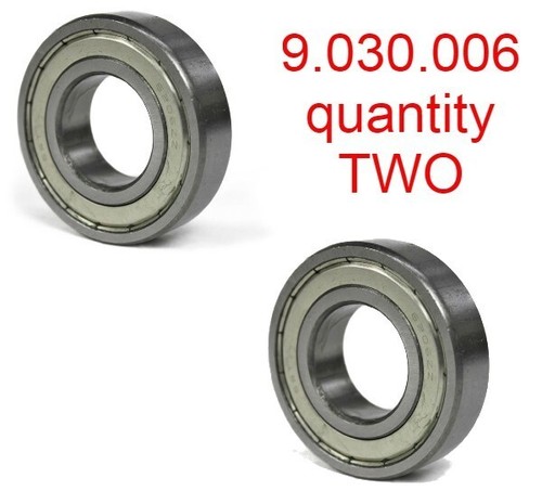 Kart rear axle - go, bearings
