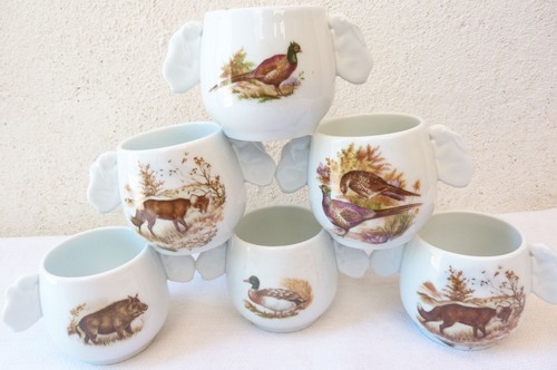 Service tasses bouillon - 6, a