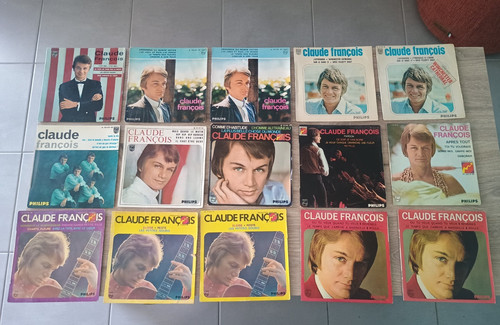 Vinyles claude françois - claude, lot
