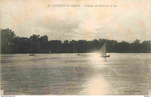 Carte postale enghien - carte,