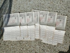 Lot de 7 Actions Anciennes -