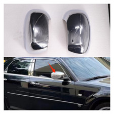 Rearview Mirror Side Cover Trim Chrome For 03-11 Chrysler 300C 2PCS