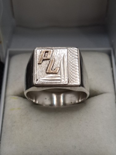 Ancienne bague chevalière - bague, en