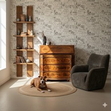 Commode Baroque Ancienne Noyer