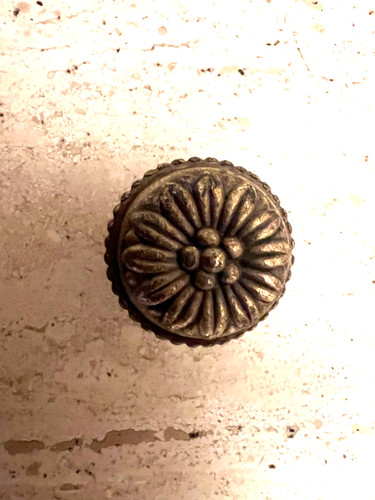 Bouton ancien bronze pour - bouton, en