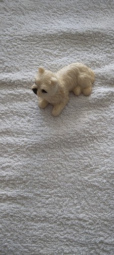 Figurine chien résine - figurine,