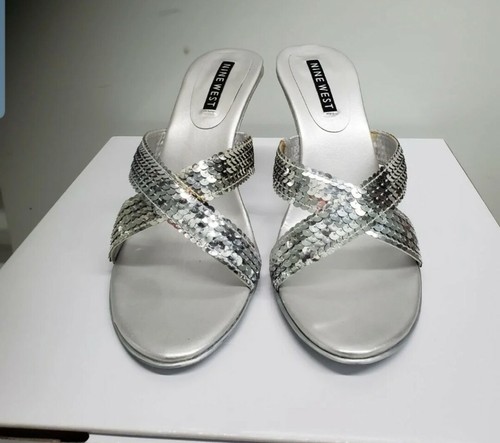 Nine west silver - nine, sequins
