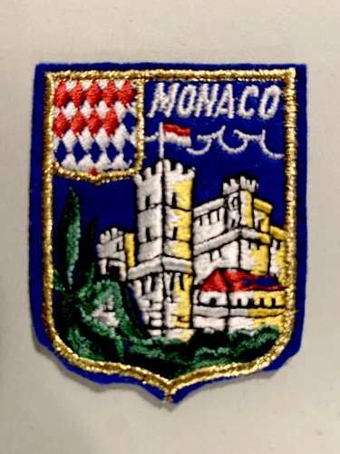 écusson monaco feutrine - monaco,