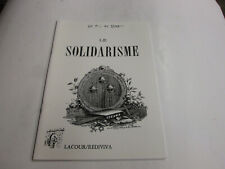 SOLIDARISME . un f.. du chap