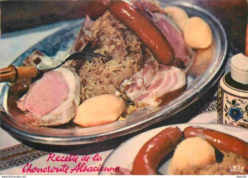 Carte postale recettes - carte,