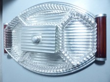 Ancien Plateau miroir Art