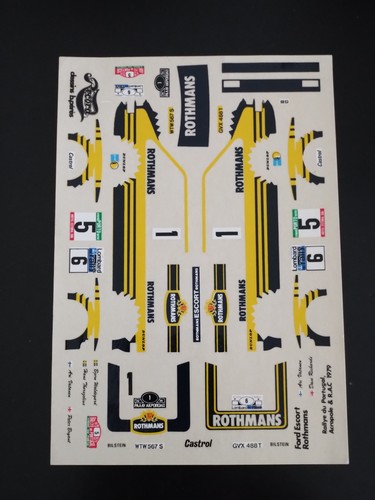 Decal ford escort mk2 - ford,