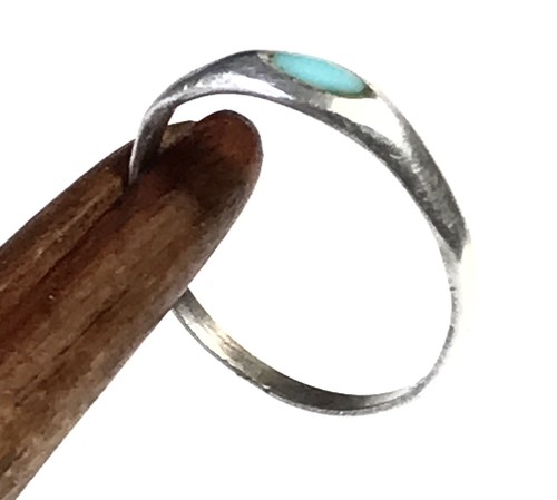 Vintage bague argent massif - bague,
