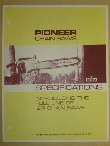 Pioneer chainsaw full - pioneer, line