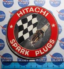 STICKER STICKER VINTAGE STICKER STICKER CAR TUNING HITACHI SPARK PLUGS
