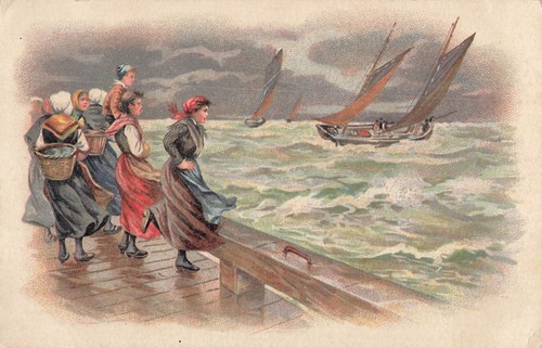 Illustree retour bateaux - cp,