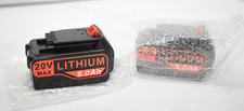 Futurebatt High Output 6.0Ah Battery Replacement for Black + Decker Lot of 2