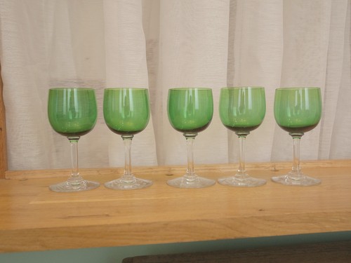 Lot anciens verres à vin - lot,