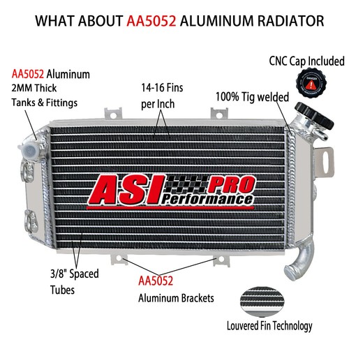 Upgraded aluminium radiateur - aluminium,