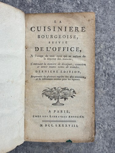 La cuisiniere - (menon).,