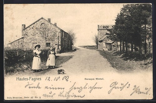 Cpa hautes fagnes - hautes-fagnes,, baraque