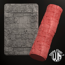 Rouleau de Texture roller Dalles de pierre n°7  Modélisme Wargames Warhammer LVM