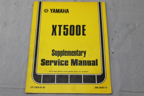Yamaha supplementary service - supplementary,