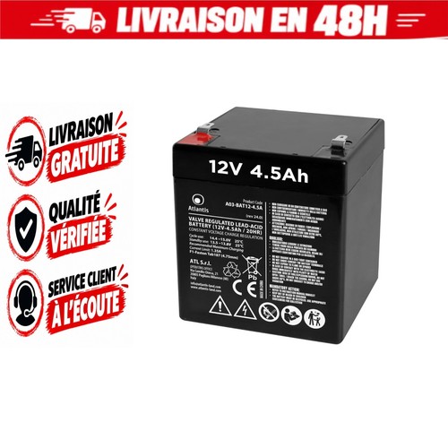 Batterie plomb vrla - vrla, 12v