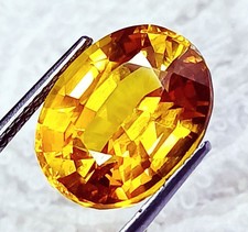 Saphir Jaune Naturel Certifié