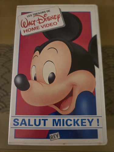 Vhs salut mickey k7 - :,