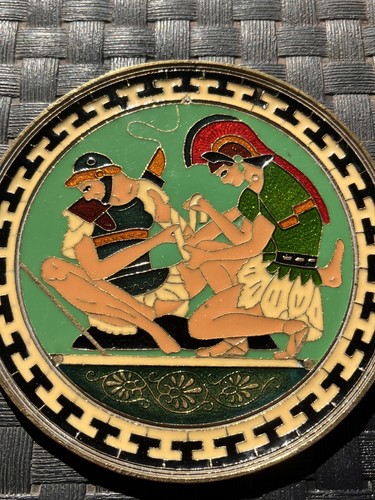 Plaque bronze soldats - en,