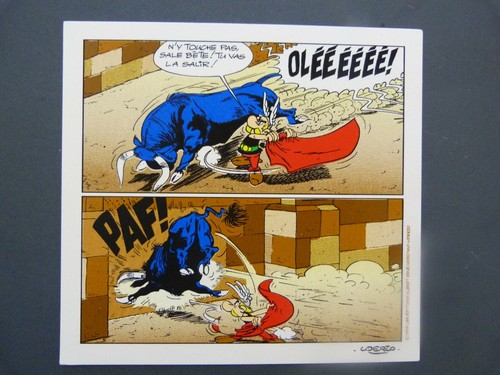 Serigraphie asterix uderzo - serigraphie,