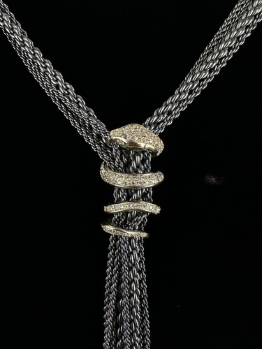 Collier serpent vintage - collier,