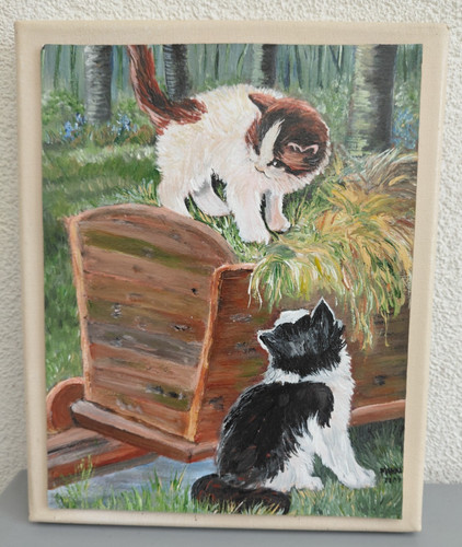 Tableau peinture acrylique - peinture,