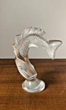 Elegant Koi Crystal Carp Figure Lalique France