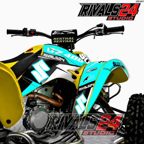Ltz 400 suzuki wrap graphics - 400,
