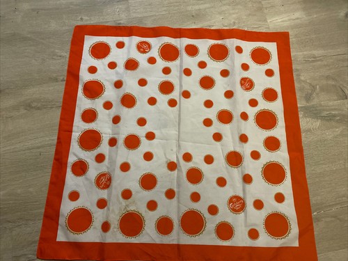 Ancien foulard carre pub biere - ancien,