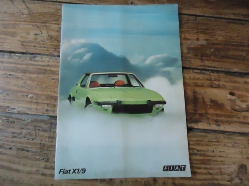 Catalogue fiat coupe - x1/9,