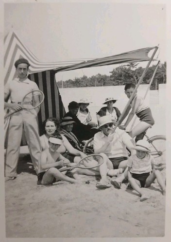 Famille plage 1937 jeu - la,
