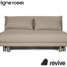 Ligne Roset Multy Tissu Canapé Trois Places Beige Canapé Lit Neuf