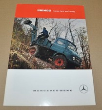 Mercedes Benz Unimog Makes Hard Work Easy Truck Brochure Prospekt 0562 EN