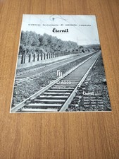 1962 VINTAGE ETERNIT CEMENT ASBESTOS RAILWAY CROSSINGS FS RAILWAYS