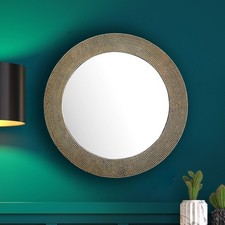 FineBuy Miroir Murale Métal