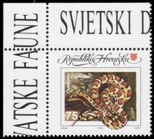 CROATIA 133 - Leopard Snake "Elaphe situla" (pb90848)