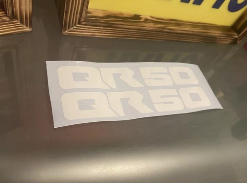 Honda qr50 fork leg sticker - fork,
